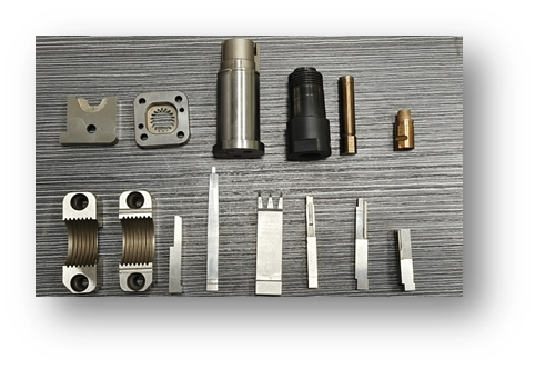 Small precision inserts and mould components