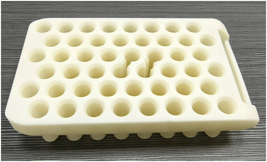 Moulded product reference for High-cavity Technical Tray Mould